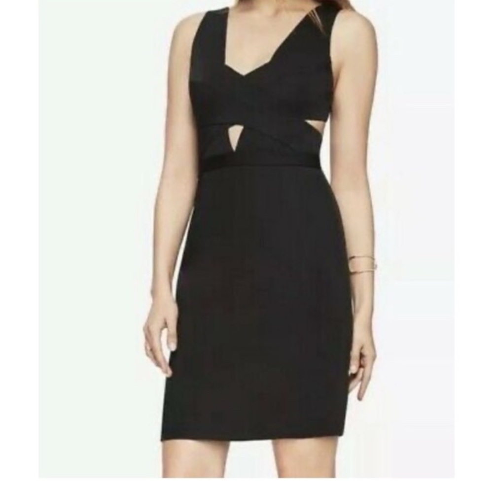 BCBGMaxAzria Black Backless Dress